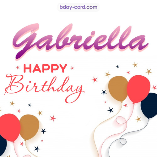 Bday pics for Gabriella with balloons