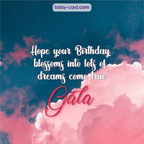 Birthday pictures for Gala with clouds