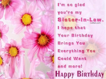 70 Most beautiful birthday wishes for sister in law – best