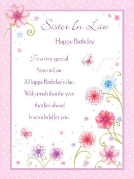 Happy birthday sister in law pictures reference