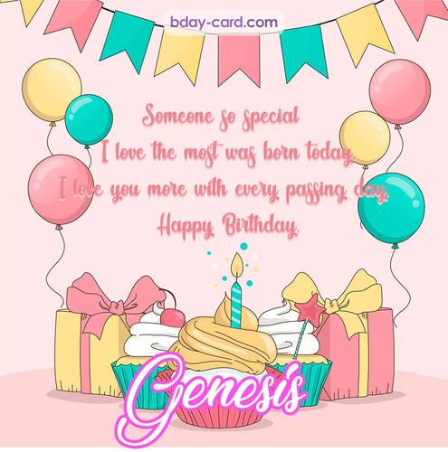 Greeting photos for Genesis with Gifts