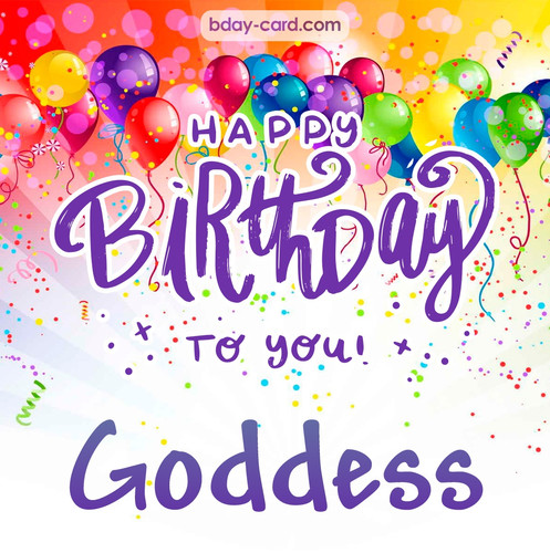Beautiful Happy Birthday images for Goddess
