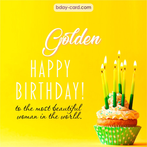 Birthday pics for Golden with cupcake