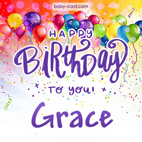 Beautiful Happy Birthday images for Grace