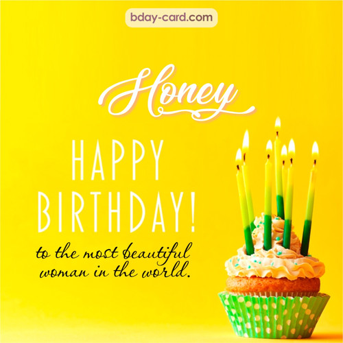 Birthday pics for Honey with cupcake