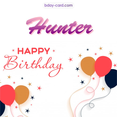 Bday pics for Hunter with balloons