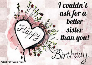 Download 11 elegant happy birthday wishes for a sister pi...