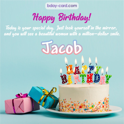 Birthday pictures for Jacob with cakes