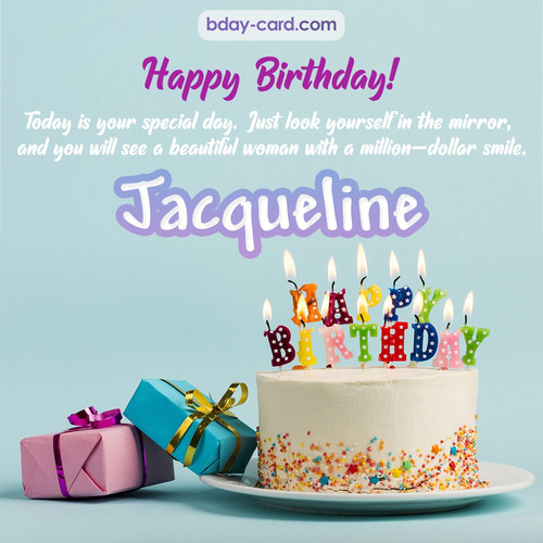 Birthday pictures for Jacqueline with cakes