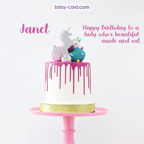Bday pictures for Janet with cakes