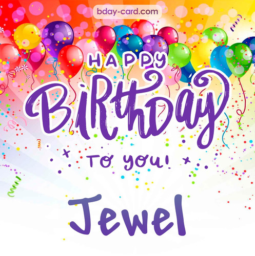 Beautiful Happy Birthday images for Jewel