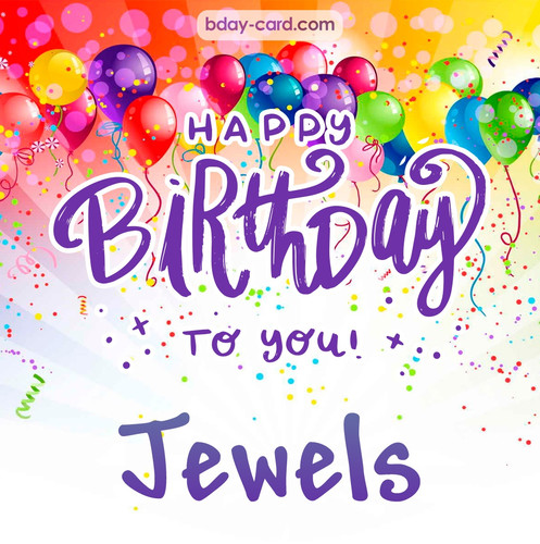 Beautiful Happy Birthday images for Jewels