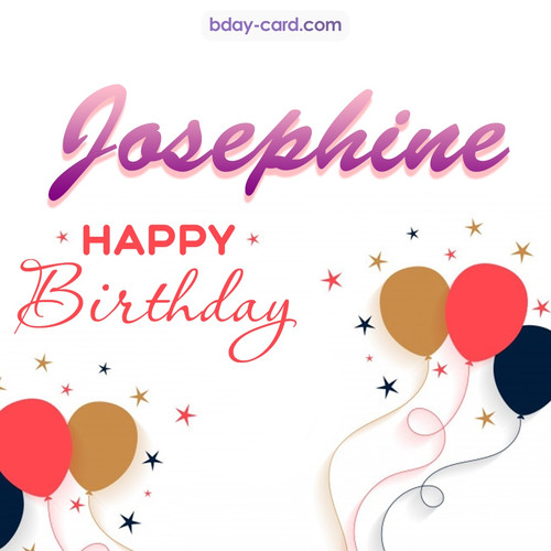 Bday pics for Josephine with balloons