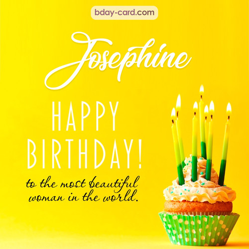 Birthday pics for Josephine with cupcake