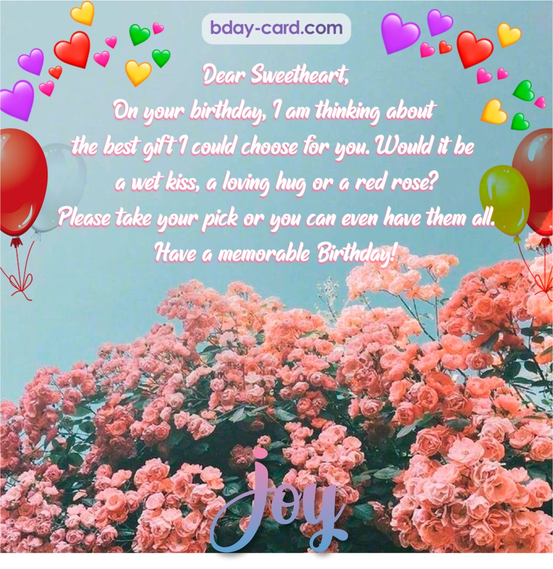 Birthday images for Joy 💐 — Free happy bday pictures and photos | BDay ...