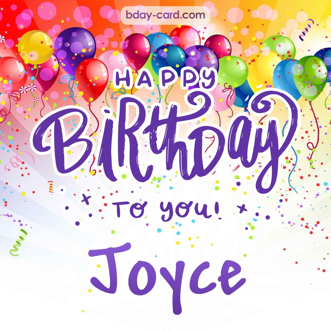 Beautiful Happy Birthday images for Joyce