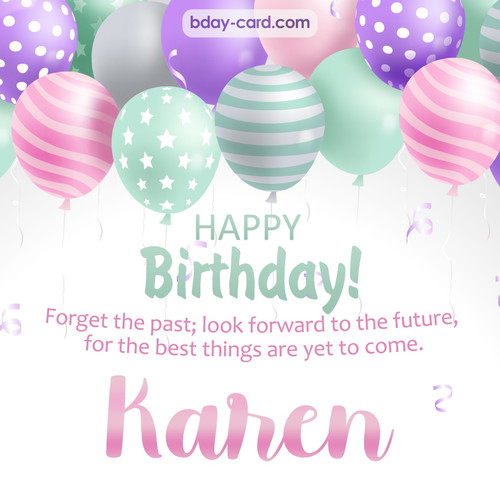 Birthday pic for Karen with balls