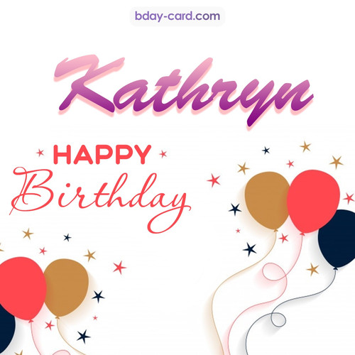 Bday pics for Kathryn with balloons