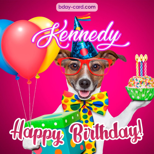 Greeting photos for Kennedy with Jack Russal Terrier