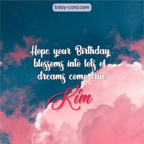 Birthday pictures for Kim with clouds