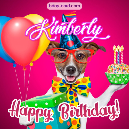 Greeting photos for Kimberly with Jack Russal Terrier