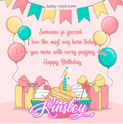 Greeting photos for Kinsley with Gifts