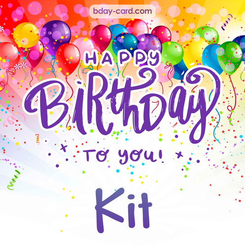 Beautiful Happy Birthday images for Kit