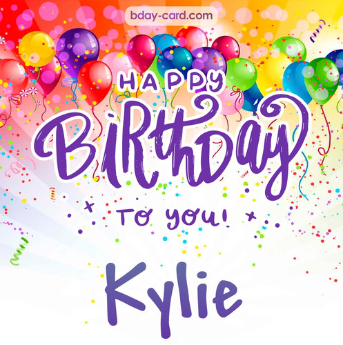 Beautiful Happy Birthday images for Kylie