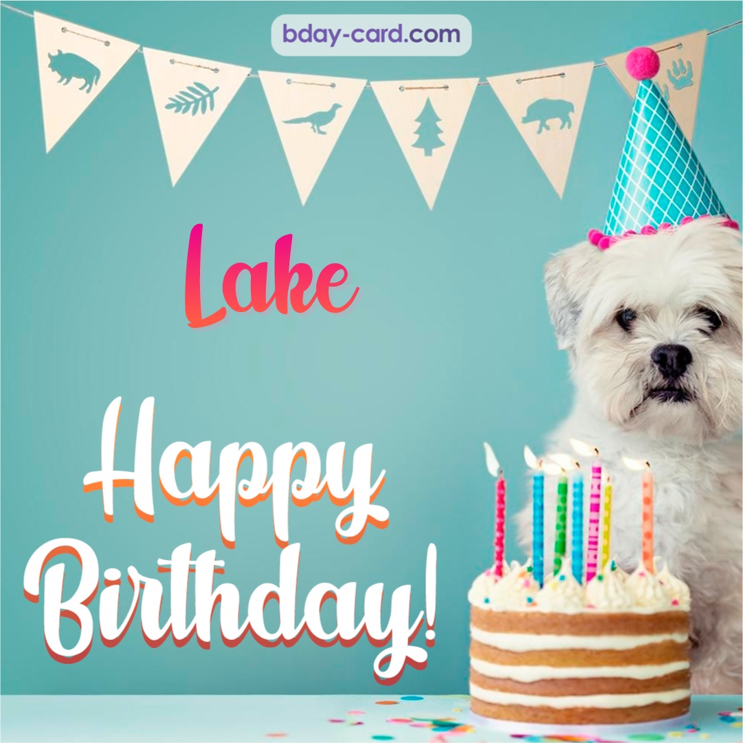 Happiest Birthday pictures for Lake with Dog