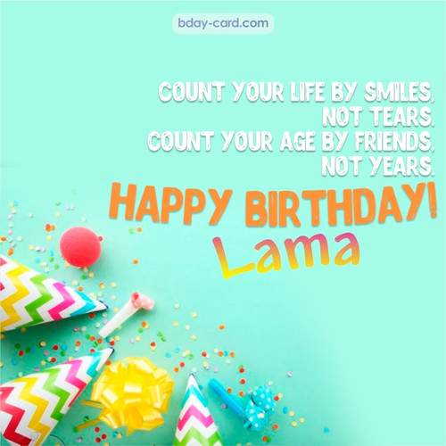 Birthday pictures for Lama with claps