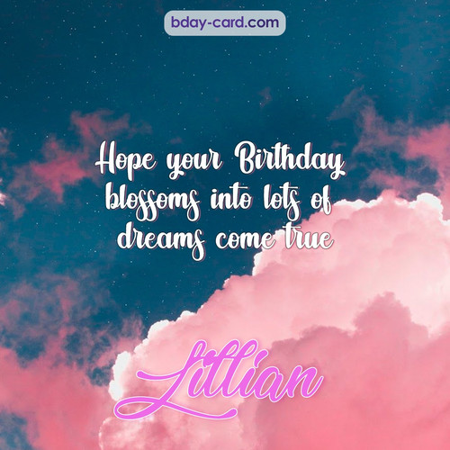 Birthday pictures for Lillian with clouds