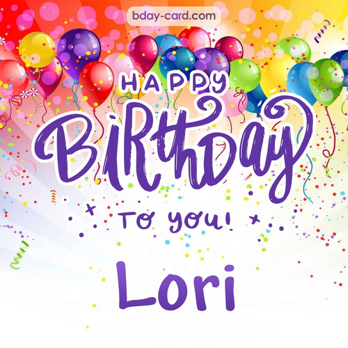 Beautiful Happy Birthday images for Lori