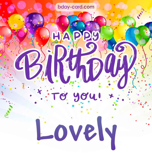 Beautiful Happy Birthday images for Lovely