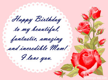 Birthday wishes for mom happy birthday mother!