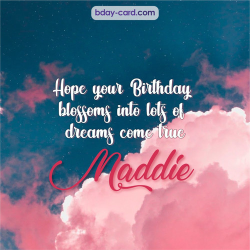 Birthday pictures for Maddie with clouds