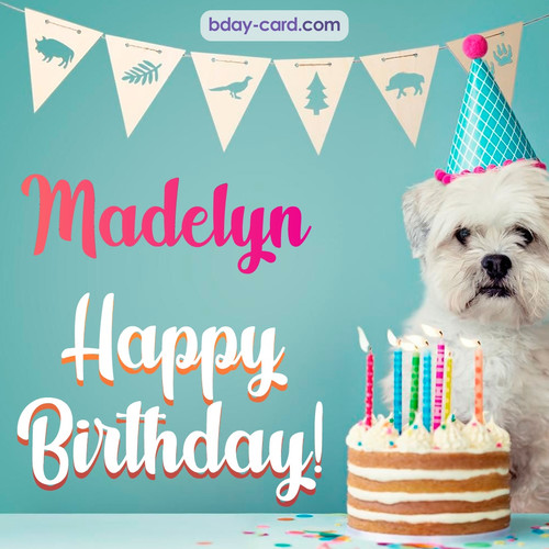 Happiest Birthday pictures for Madelyn with Dog