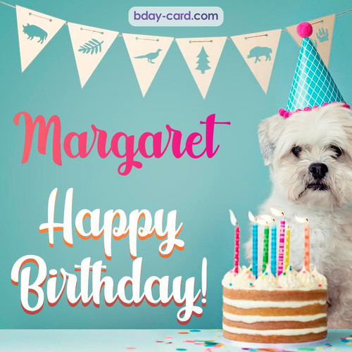 Happiest Birthday pictures for Margaret with Dog