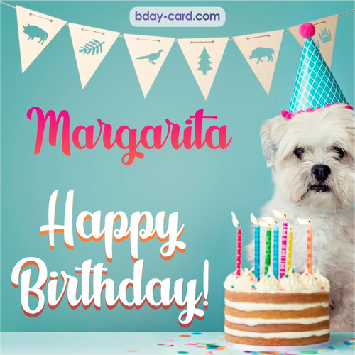 Happiest Birthday pictures for Margarita with Dog