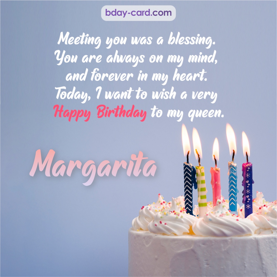 Greeting pictures for Margarita with marshmallows