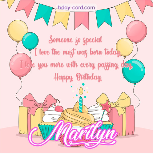 Greeting photos for Marilyn with Gifts