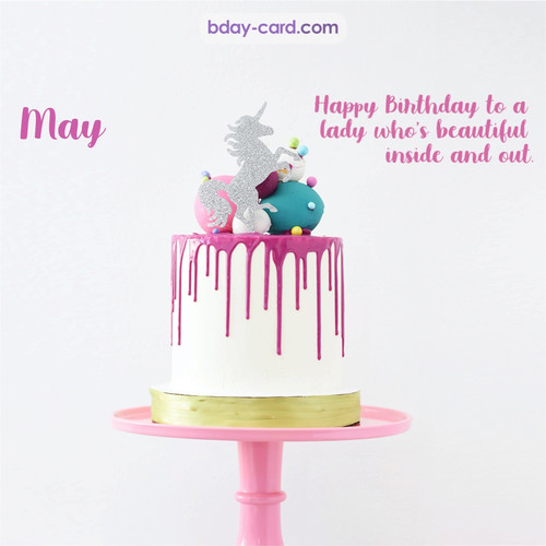 Bday pictures for May with cakes