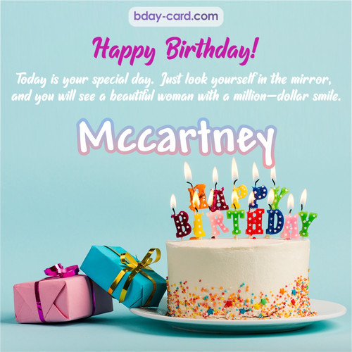 Birthday pictures for Mccartney with cakes
