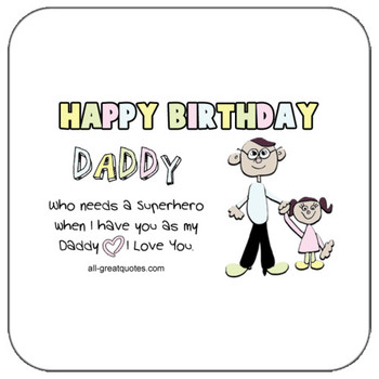 Happy birthday daddy animated free birthday cards