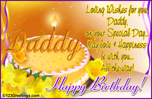 Loving wishes for daddy! free for mom amp dad ecards gree...
