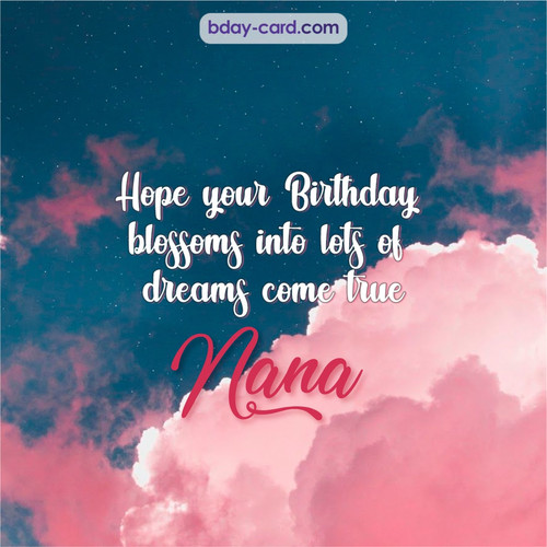 Birthday pictures for Nana with clouds
