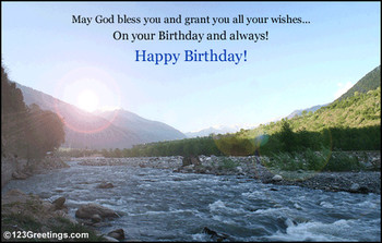 On your birthday and always free birthday blessings ecards