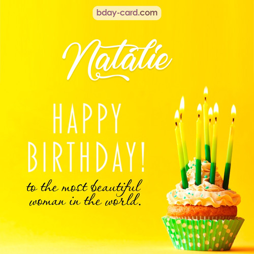 Birthday pics for Natalie with cupcake