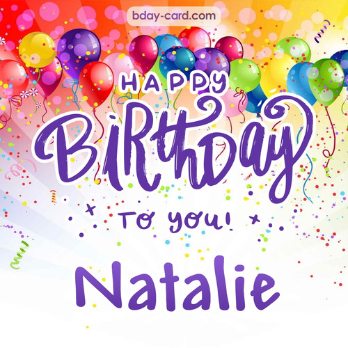 Beautiful Happy Birthday images for Natalie