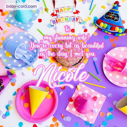 Birthday images for Nicole 💐 — Free happy bday pictures and photos ...