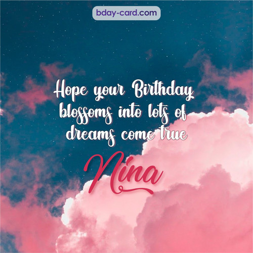 Birthday pictures for Nina with clouds